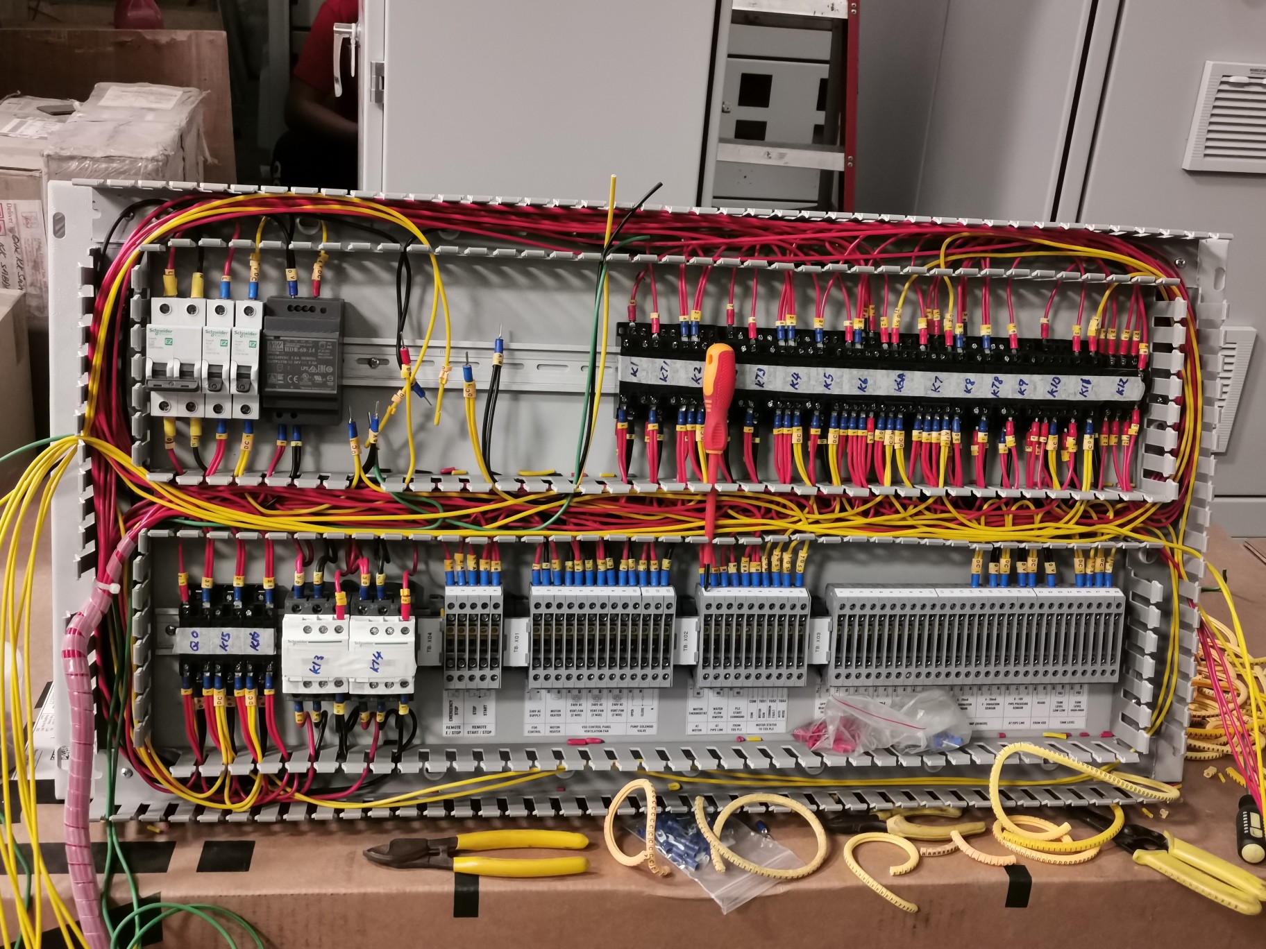 plc panel components