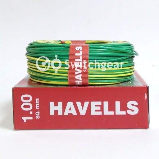 earthing wire 1mm simgle core cable 1C havells uae