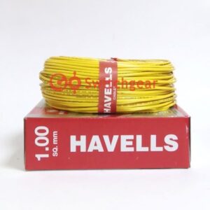Single core cable 1mm yellow UAE Havells 1C 1mm