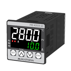 temperature controller with ampere indication Multispan PID4203-1C