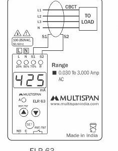 ELR 63 Multispan Terminal and Wiring diagram