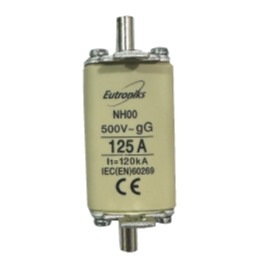 NH00 Fuse Link 125A gG 500Vac | Eutroniks