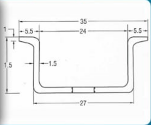 Din Rail slotted Heavy Duty supplier UAE Saudi