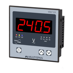 Dubai, UAE, AC Voltmeter 3 Phase VOLT-13-B1-00, LED 4 Digit, 3Ph-3W/4W, | Multispan