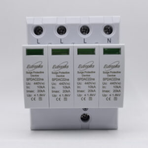 Dubai, UAE, Surge Protection Device AC 4Pole Type 2 440V Imax 20kA SPDAC22na | Eutroniks