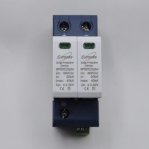 Dubai, UAE, DC Surge Protection Device 2Pole Type 2 600V Imax 40kA SPDDC22pbx | Eutroniks