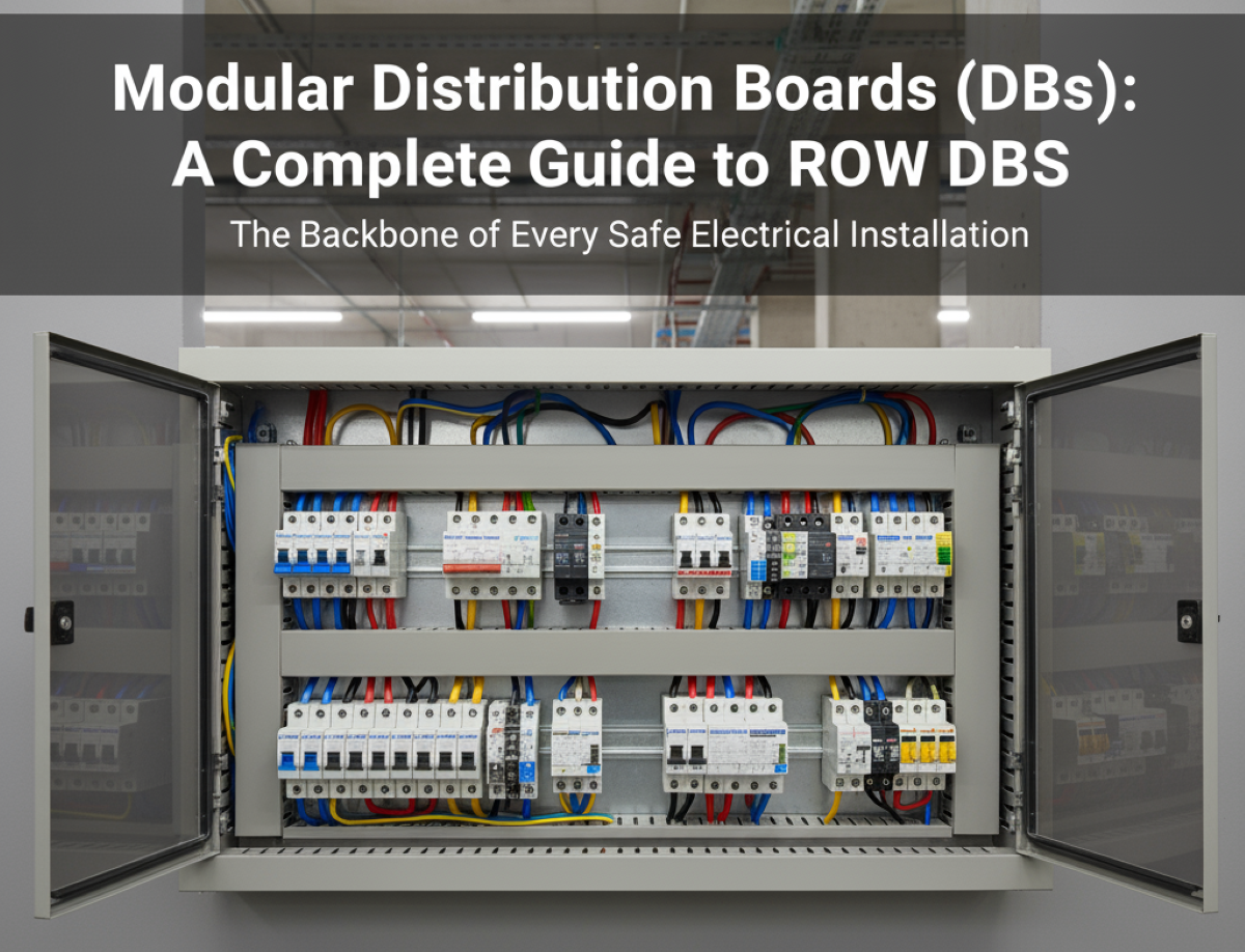 modular distribution board or Row DB in UAE