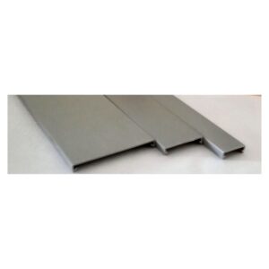 PVC slotted wiring duct covers in three widths, grey, RRE